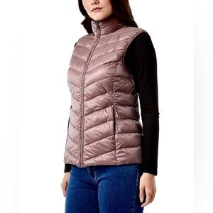 32 Degrees Women’s Lightweight Warmth Durable Weather Jacket Vest In Purple